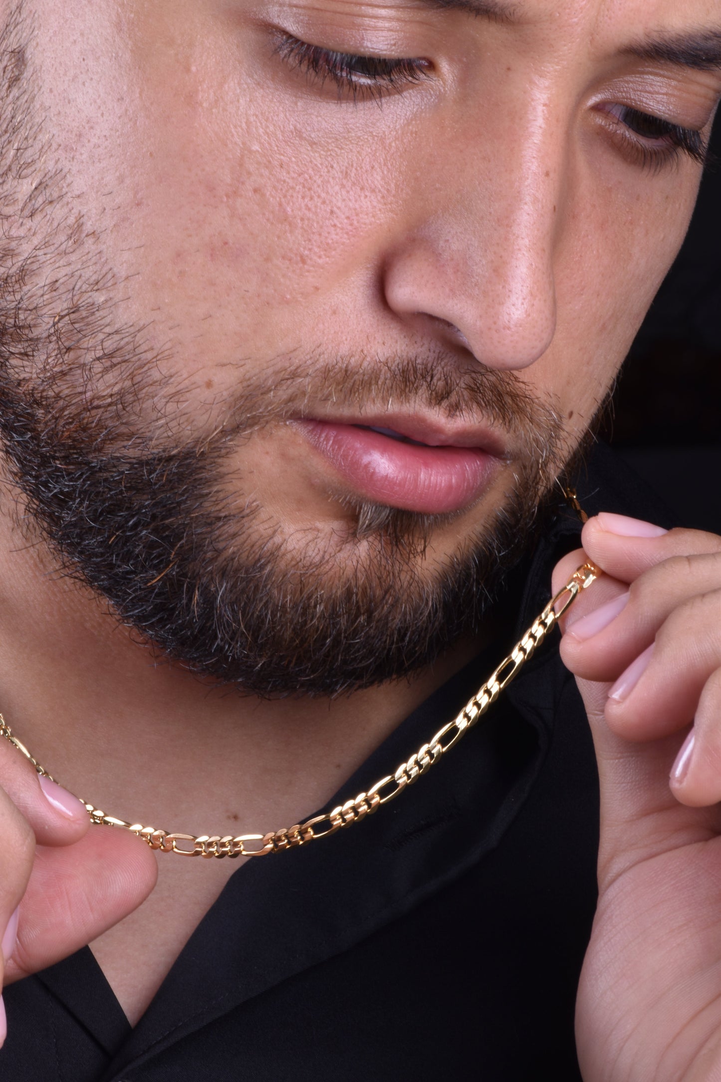 Cadena 3x1 Diamantada Hombre