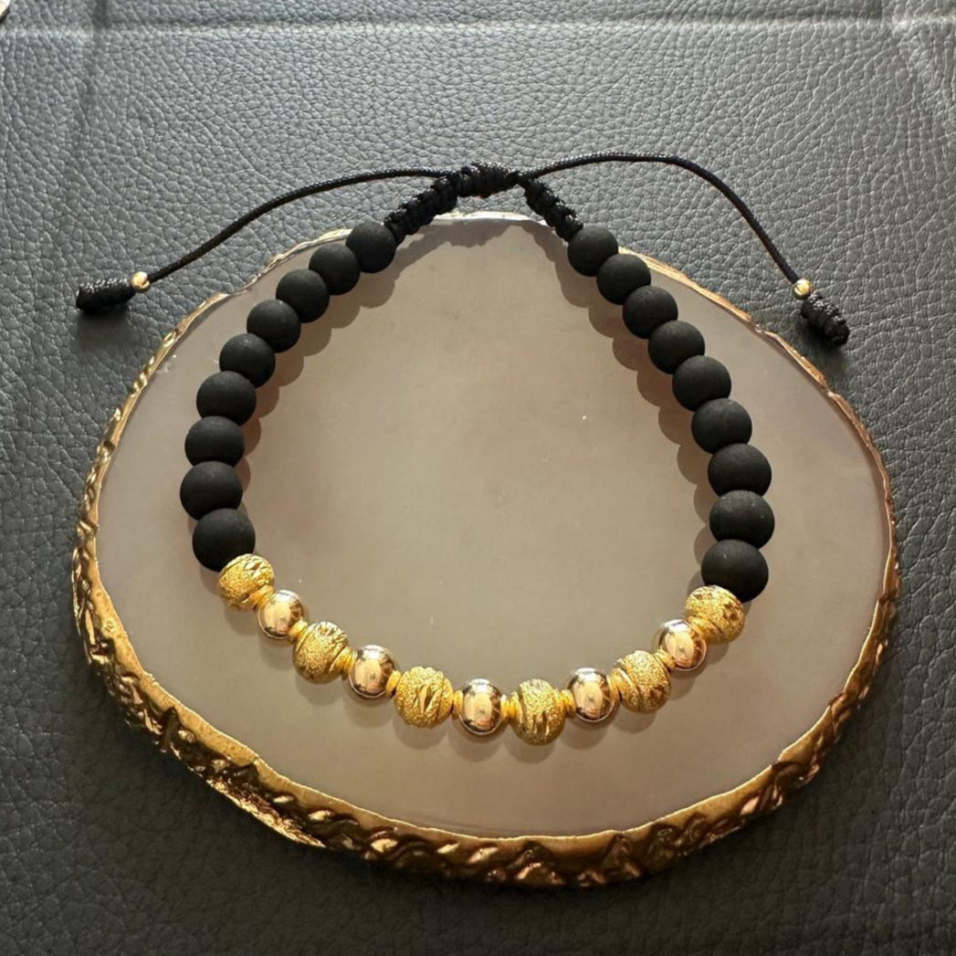 Pulsera Balin Diamantado y Liso