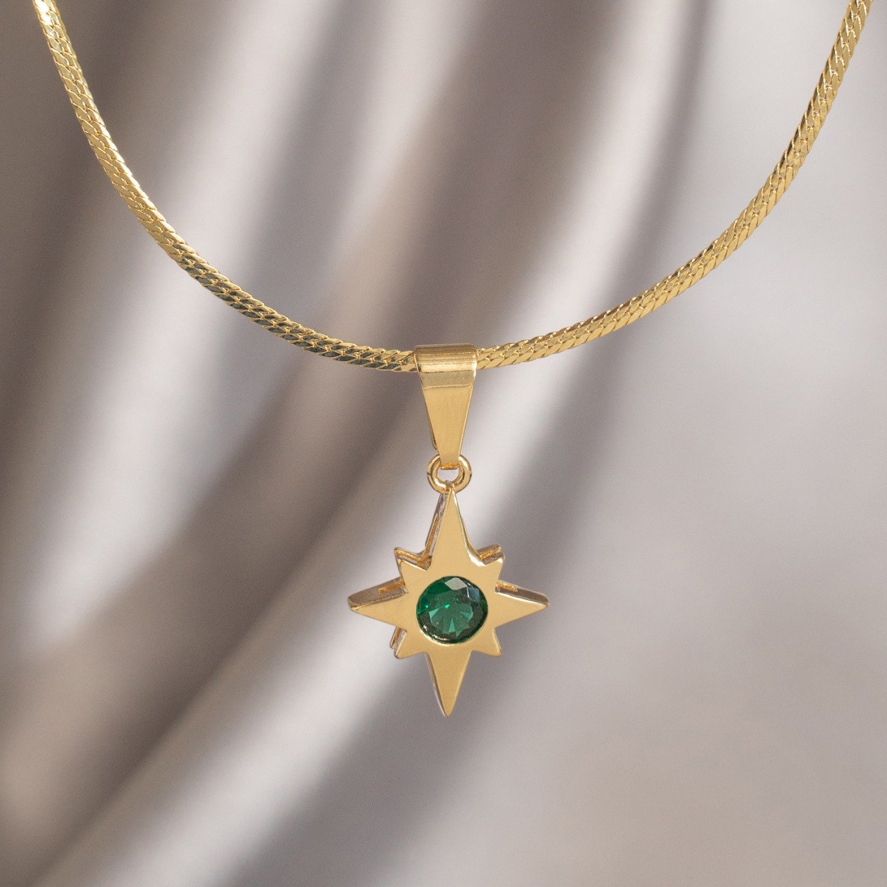 Cadena Serpienta 45cm + Colgante Estrella