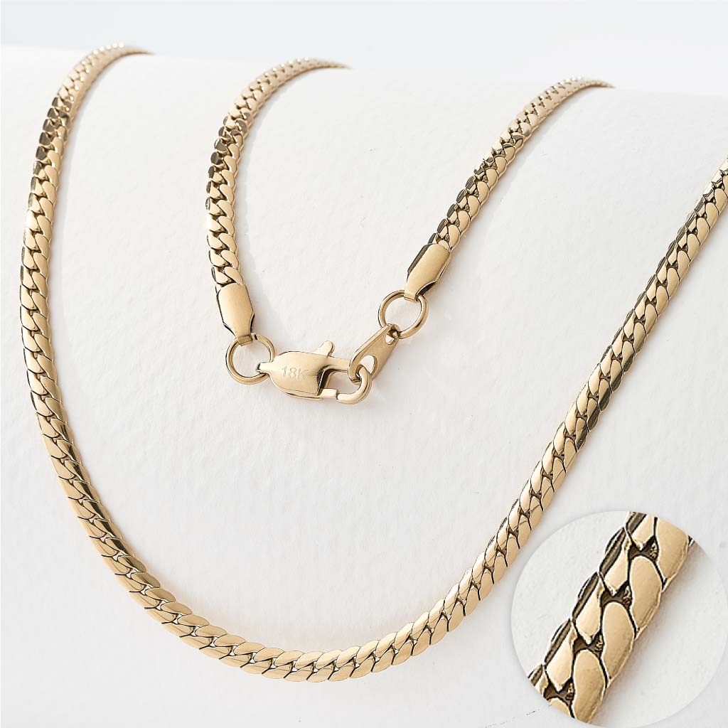 Cadena Grabada Mujer