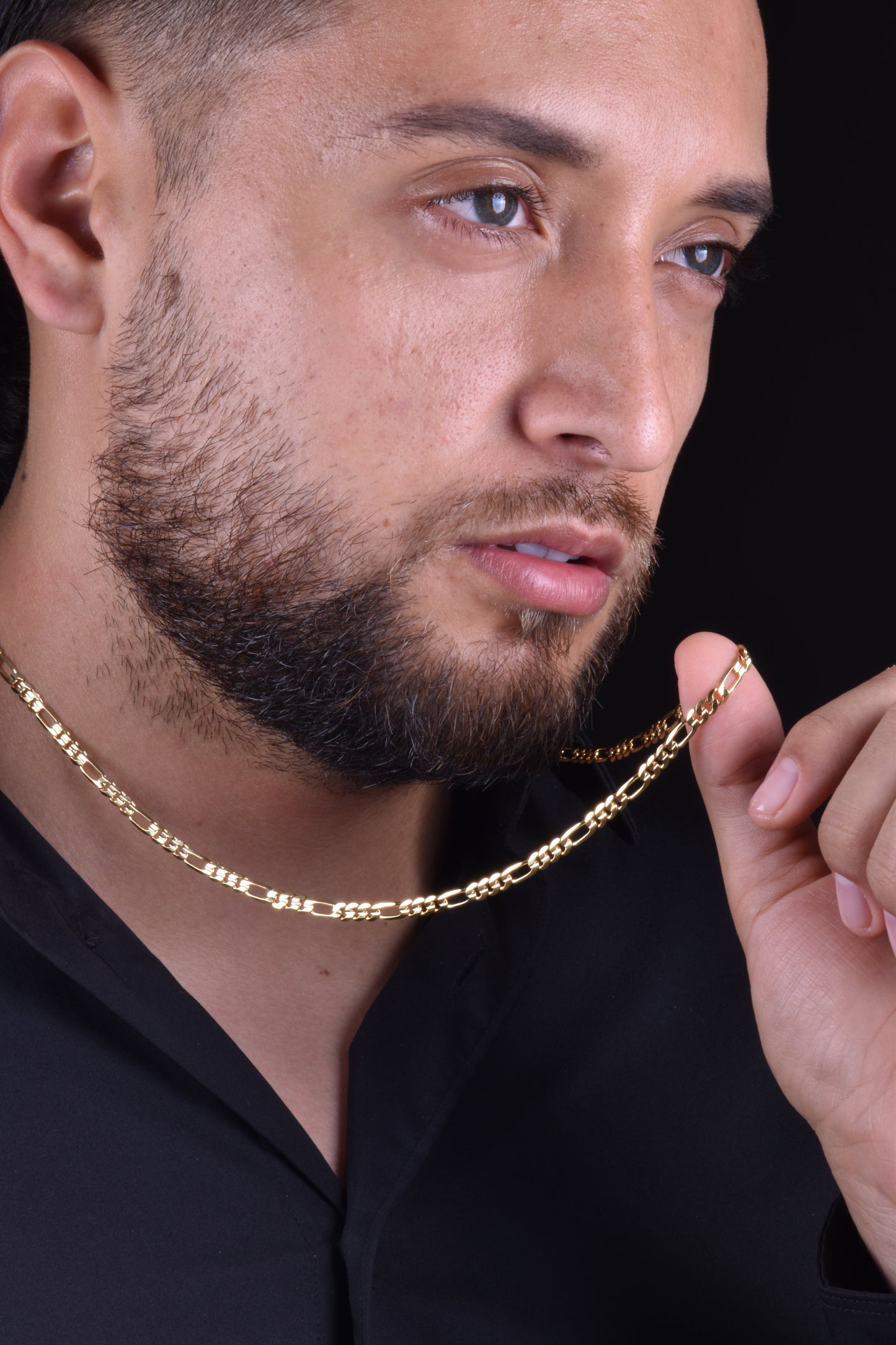 Cadena 3x1 Diamantada Hombre