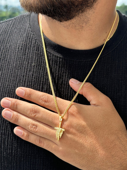 Cadena Chinesca 65cm + Colgante Cruz Manto