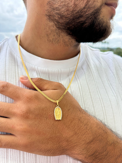 Cadena Chinesca 65cm + Colgante Cruz Hueca