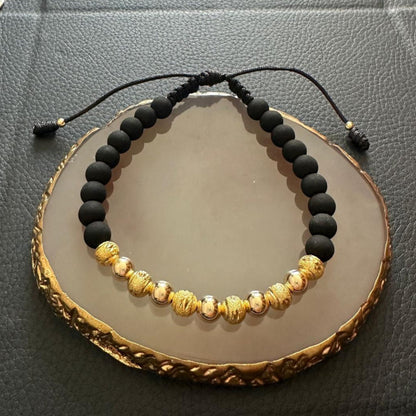 Pulsera Balin Diamantado y Liso