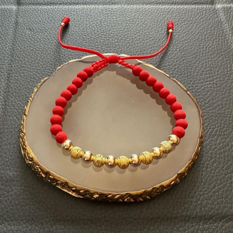 Pulsera Balin Diamantado y Liso