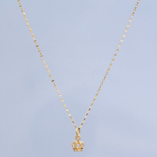 Cadena Espejos 45 cm+ Colgante Corona