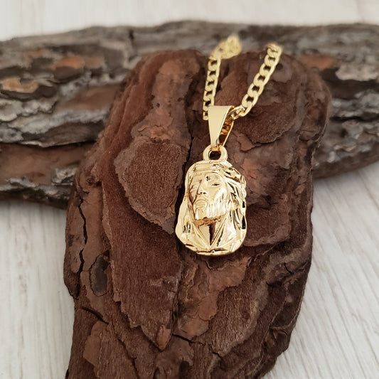 Cadena Cubana Sencilla 65cm + Rostro