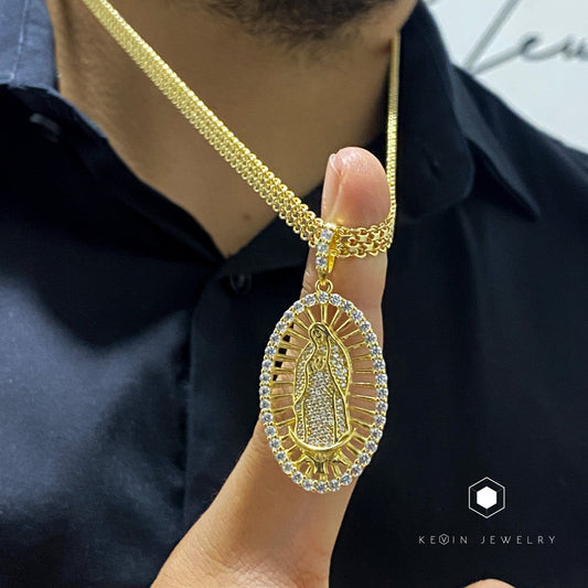 China Doble Carrier 65cm + Virgen Swarovski