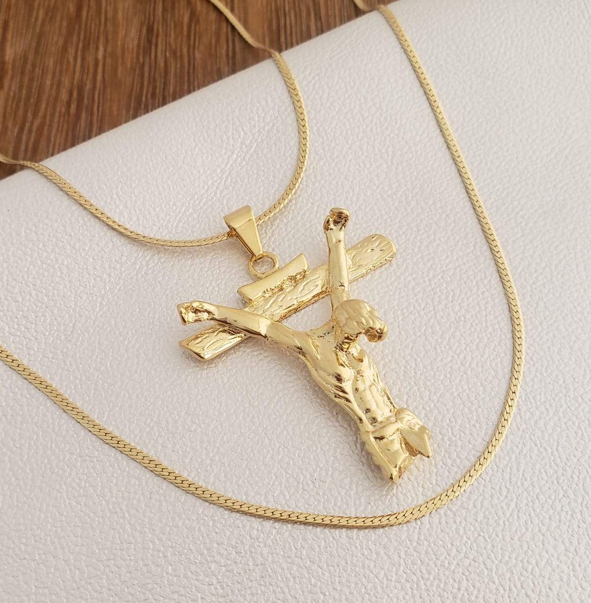 Cadena Serpiente 65cm + Colgante Dalí